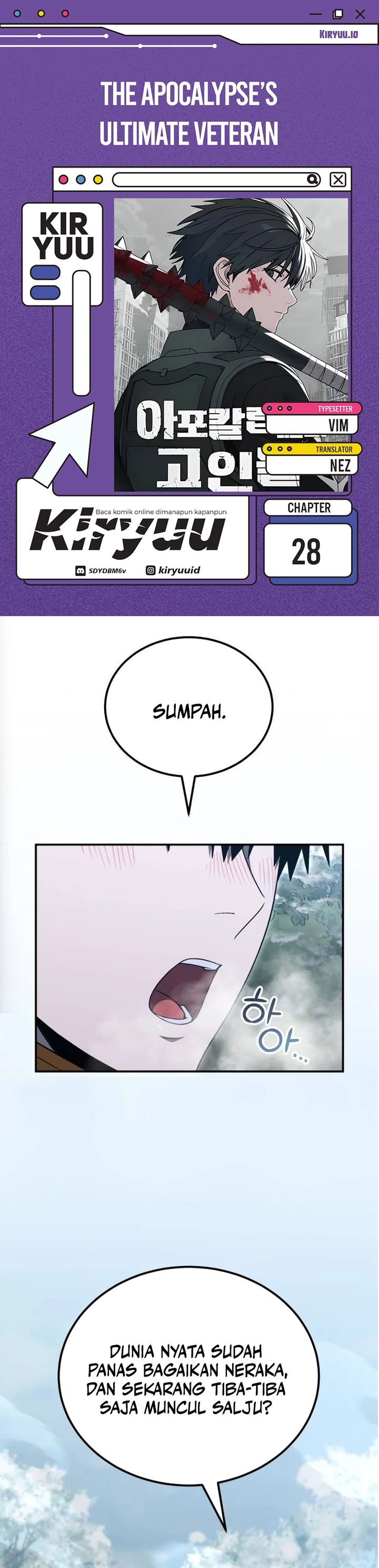 The Apocalypse’s Ultimate Veteran Chapter 28 Gambar 1