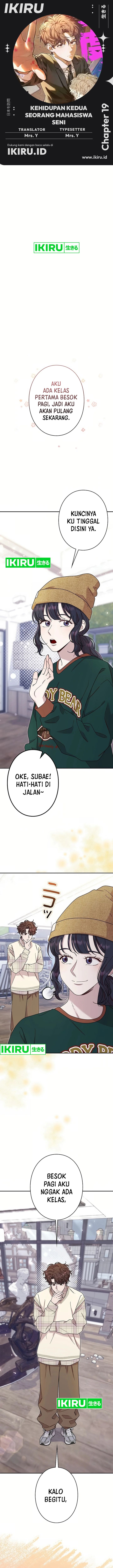 The Art Student Who Lived Twice Chapter 19 Gambar 1
