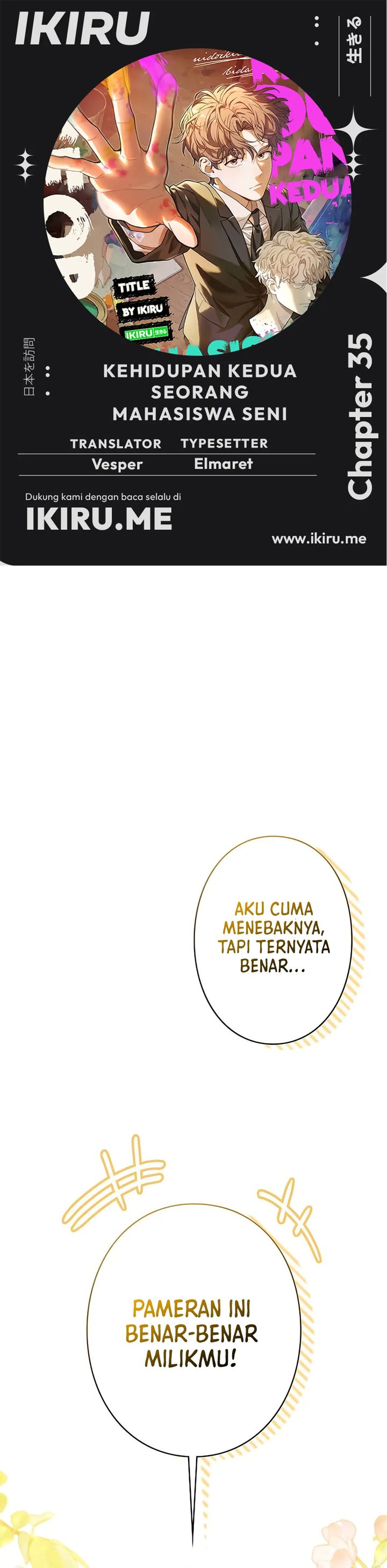 The Art Student Who Lived Twice Chapter 35 Gambar 1