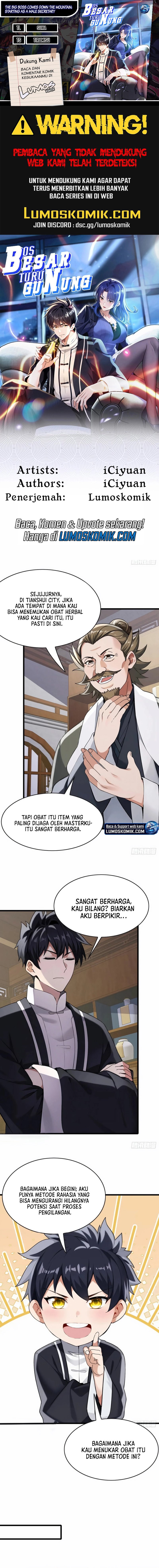 The Big Boss Comes Down the Mountain: Starting as a Male Secretary Chapter 28 Gambar 1