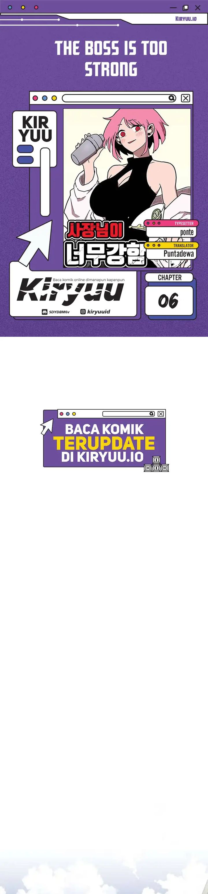 The Boss Is Too Strong Chapter 06 Gambar 1