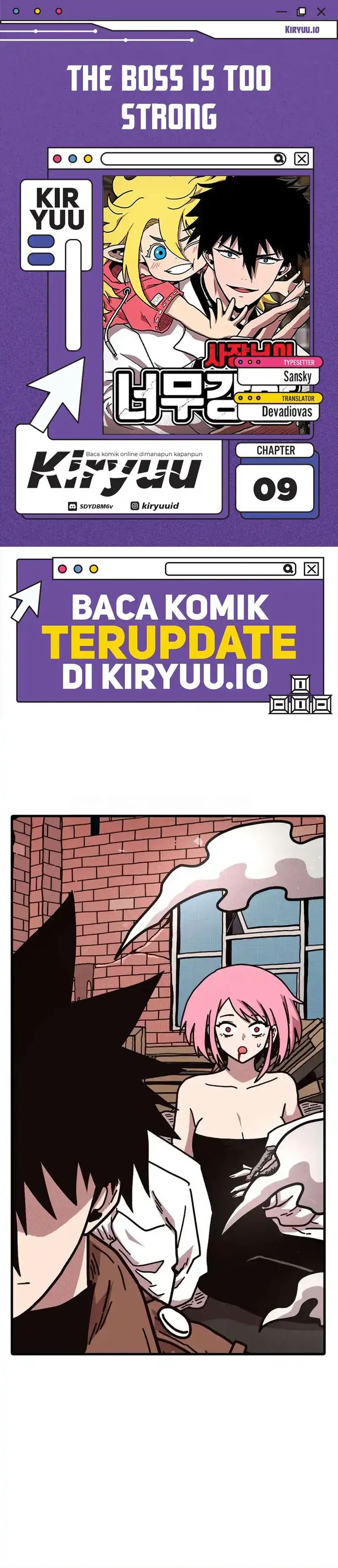 The Boss Is Too Strong Chapter 09 Gambar 1