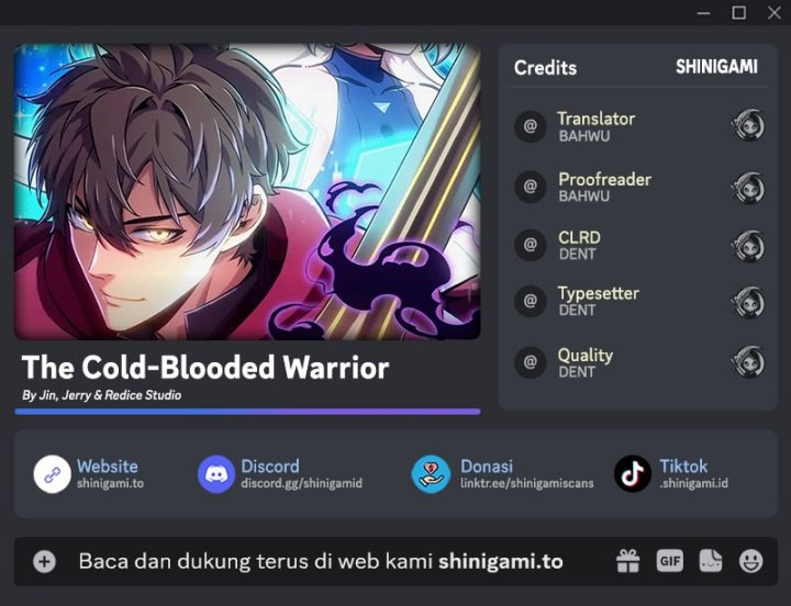 The Cold-Blooded Warrior Chapter 07 Gambar 1