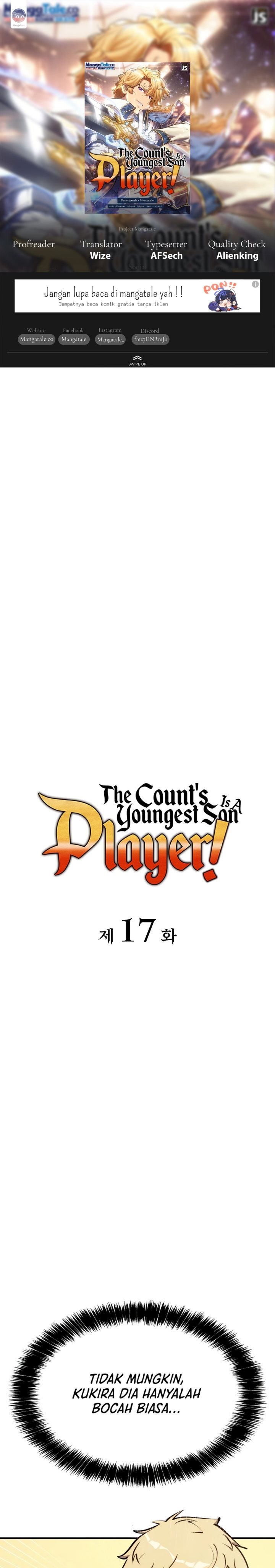 The Count’s Youngest Son Is A Player Chapter 17 Gambar 1