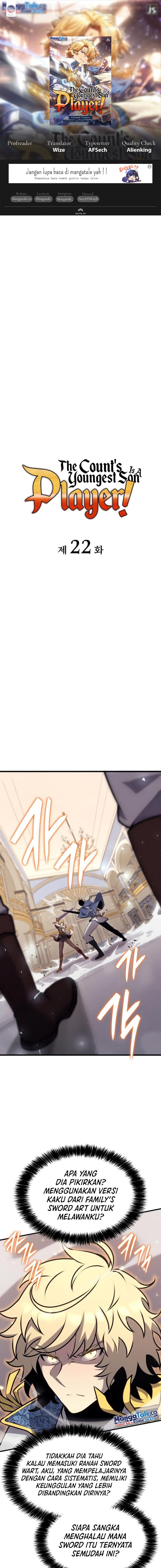 The Count’s Youngest Son Is A Player Chapter 22 Gambar 1