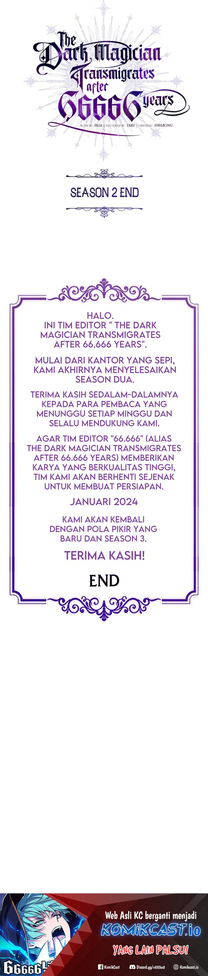 The Dark Magician Transmigrates After 66666 Years Chapter 100 S2 End Gambar 41