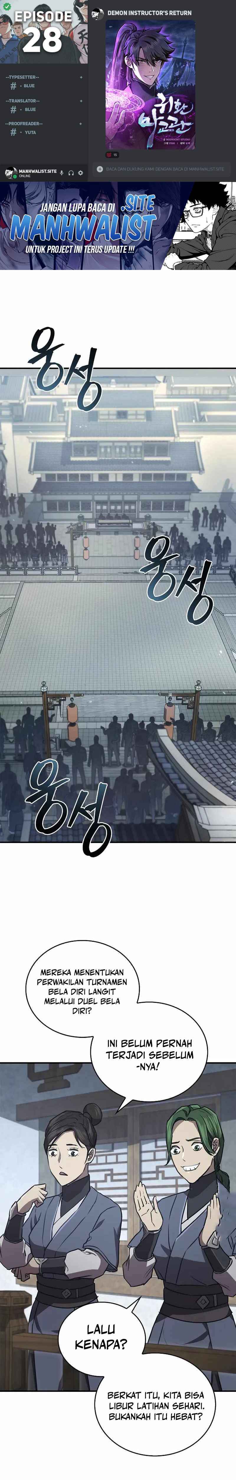 The Demonic Cult Instructor Returns Chapter 28 Gambar 1