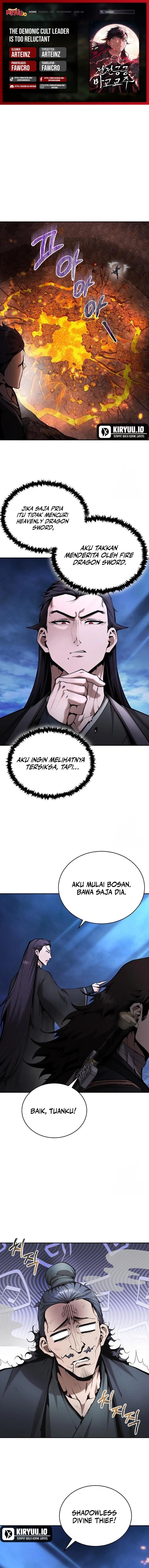 The Demonic Cult Leader Is Too Reluctant Chapter 55 Gambar 1