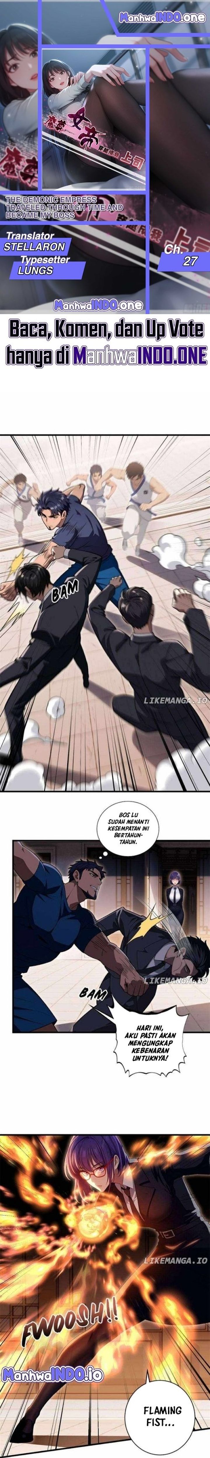 The Demonic Empress Traveled Through Time And Became My Boss Chapter 27 Gambar 1