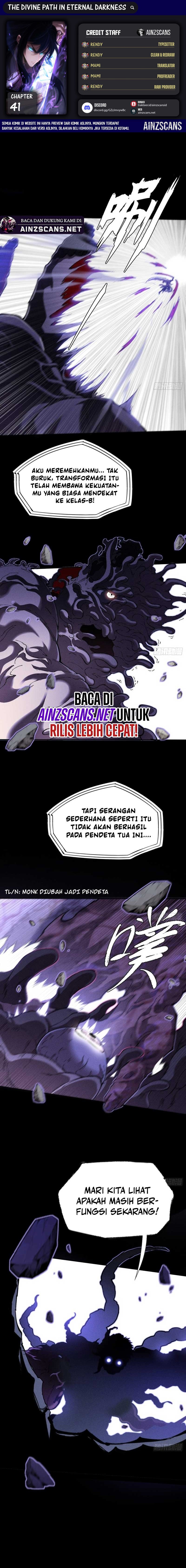 The Divine Path in Eternal Darkness Chapter 41 Gambar 1