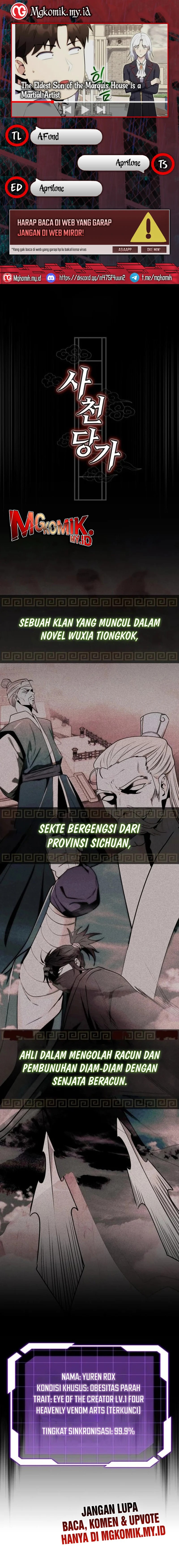 The Eldest Son of the Marquis House is a Martial Artist Chapter 02 Gambar 1