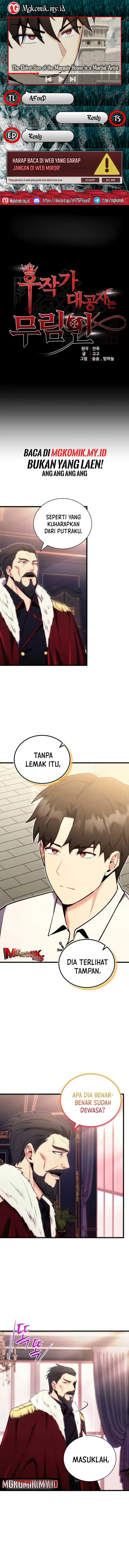The Eldest Son of the Marquis House is a Martial Artist Chapter 03 Gambar 1