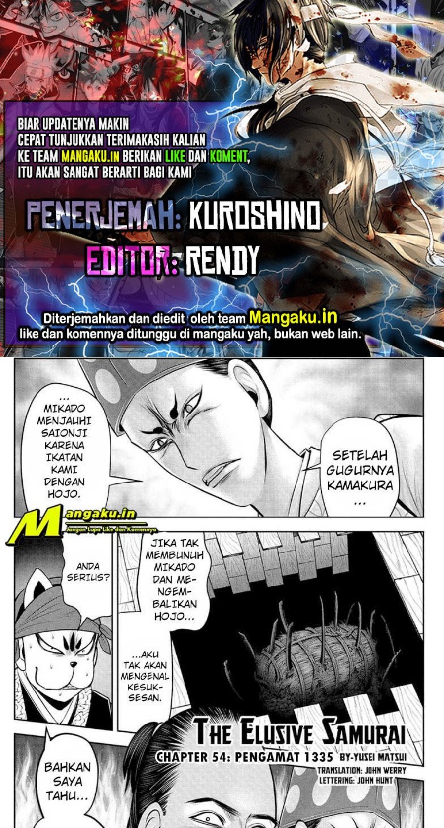 The Elusive Samurai Chapter 54 Gambar 1