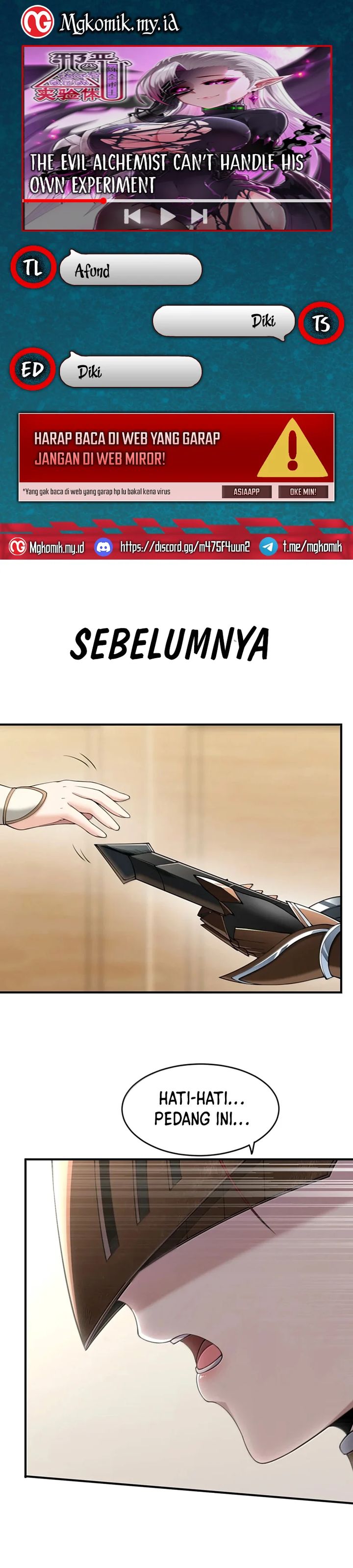 The Evil Alchemist Can’t Handle His Own Experiment Chapter 69 Gambar 1