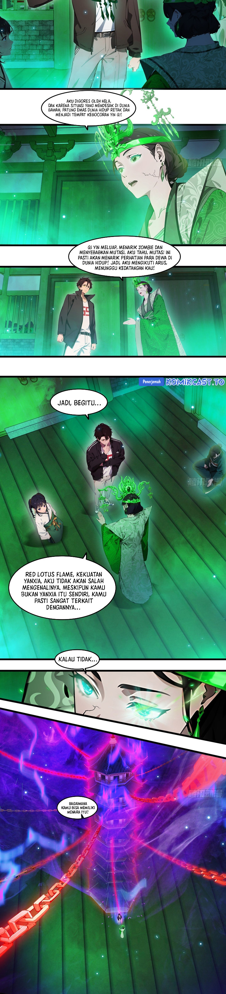 The Evil God Descends, I Own Great Hell Chapter 90 Gambar 7