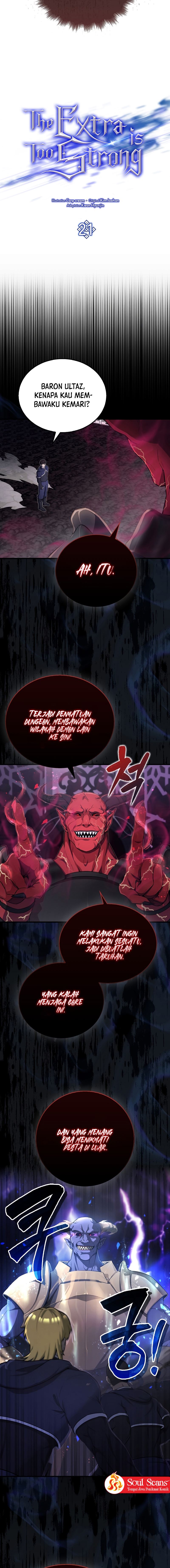 The Extra is Too Strong Chapter 21 Gambar 6