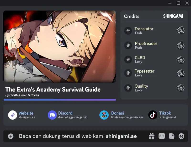 The Extra’s Academy Survival Guide Chapter 02 Gambar 1