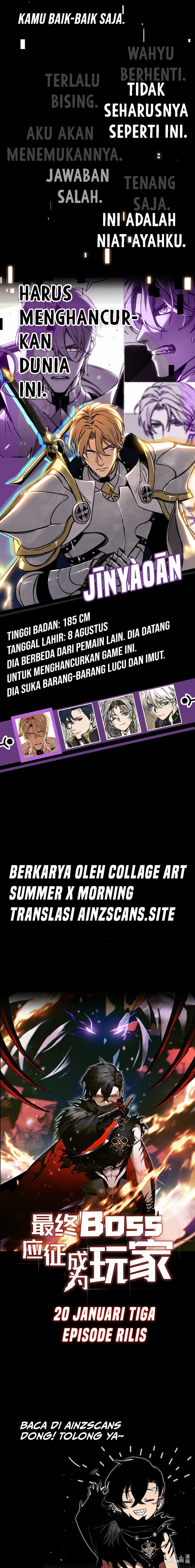 The Final Boss Became A Player Chapter 00 Gambar 5