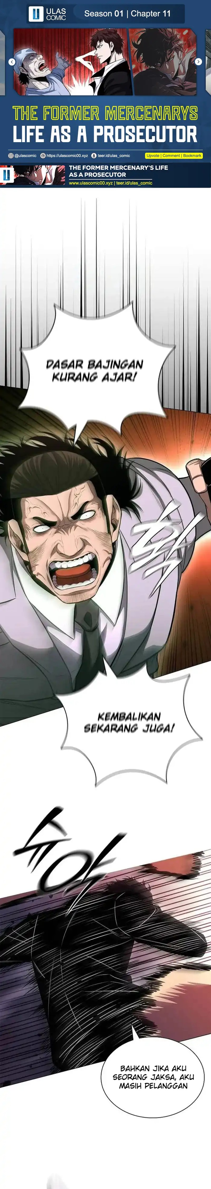 The Former Mercenary’s Life as a Prosecutor Chapter 11 Gambar 1