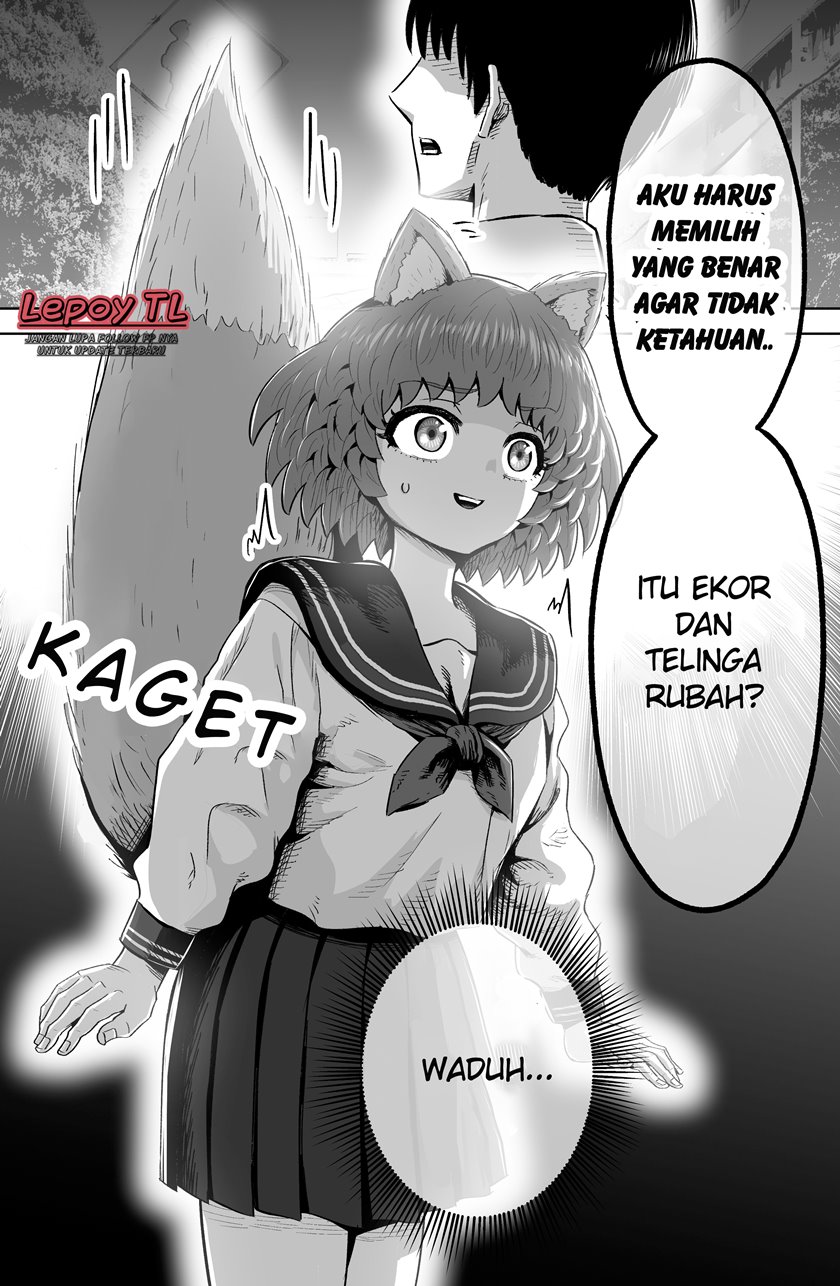 The Fox Girl Who Wants to Get Chummy With the Human Boy She Likes Chapter 07 Gambar 2