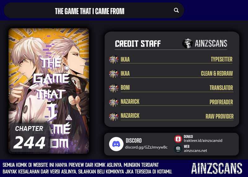 The Game That I Came From Chapter 244 Gambar 1