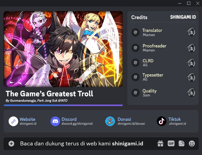 The Game’s Top Troll (The Game’s Greatest Troll) Chapter 33 Gambar 1