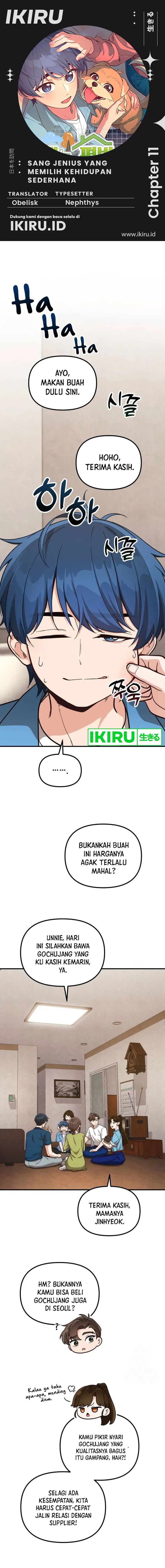 The Genius Decided to Live an Ordinary Life Chapter 11 Gambar 1
