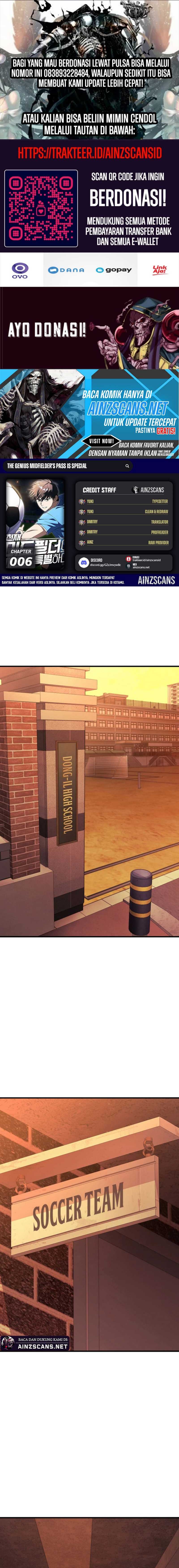 The Genius Midfielder’s Pass Is Special Chapter 06 Gambar 1