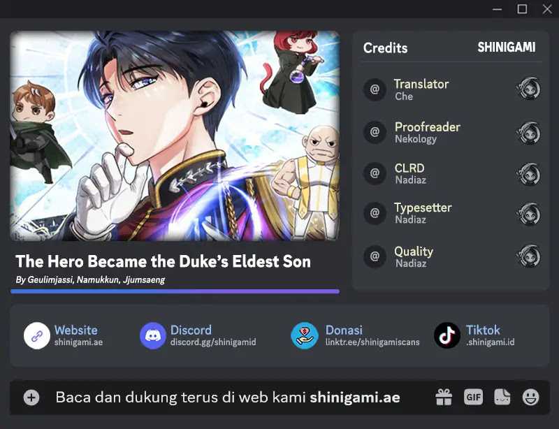 The Hero Became the Duke’s Eldest Son Chapter 34 Gambar 1