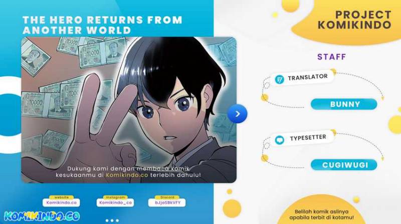 The Hero Returns From Another World Chapter 03 Gambar 1