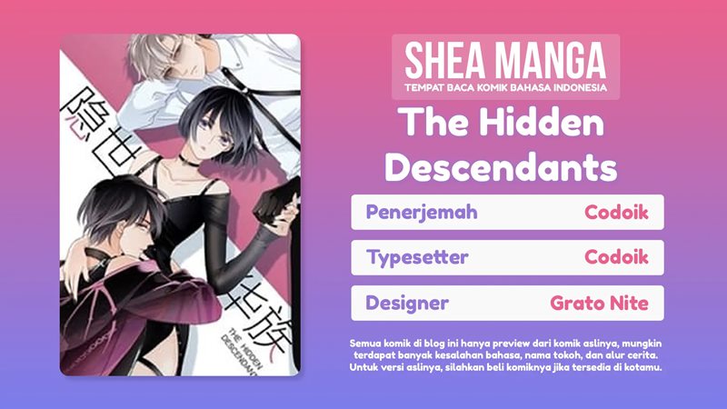 The Hidden Descendants Chapter 01 Gambar 1