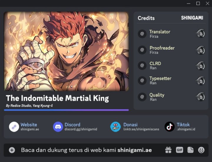The Indomitable Martial King Chapter 93 Gambar 1