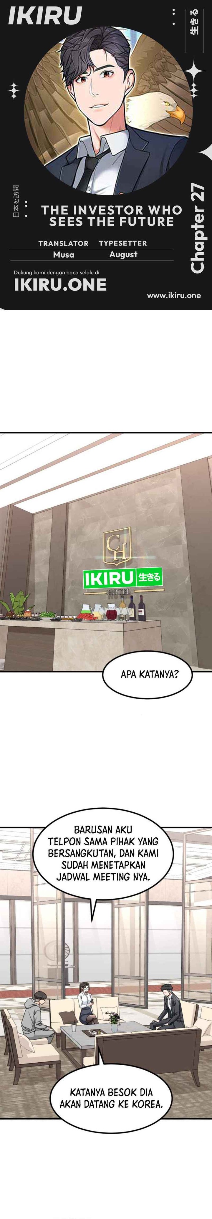 The Investor Who Sees The Future Chapter 27 Gambar 1