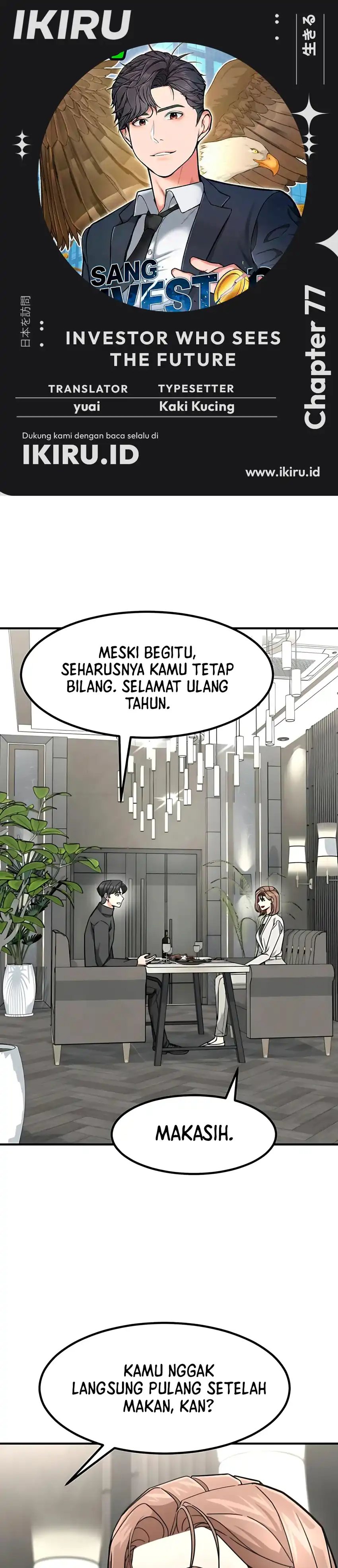 The Investor Who Sees The Future Chapter 77 Gambar 1