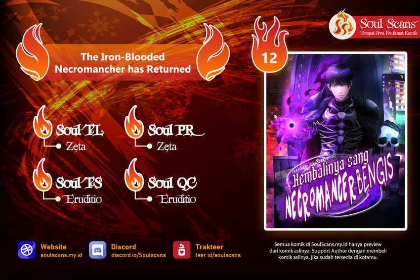 The Iron-Blooded Necromancer Has Returned Chapter 12 Gambar 1