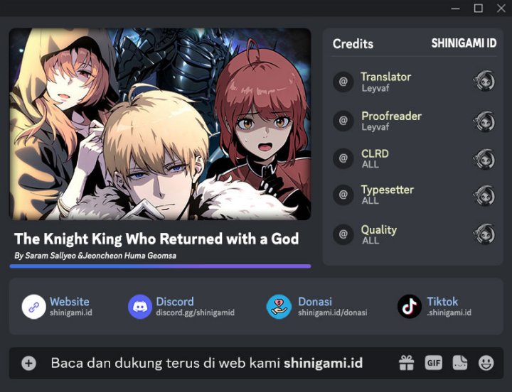 The Knight King Who Returned with a God Chapter 32 Gambar 1