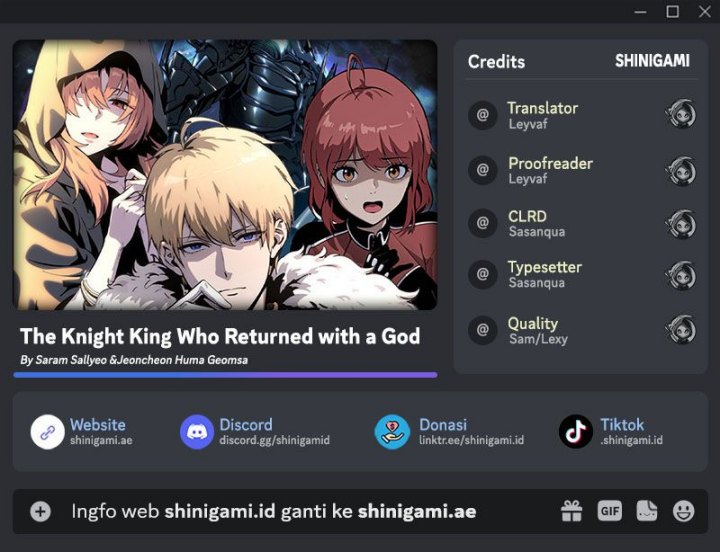 The Knight King Who Returned with a God Chapter 42 Gambar 1