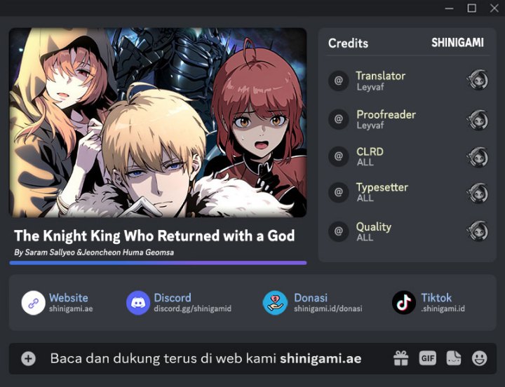 The Knight King Who Returned with a God Chapter 58 Gambar 1