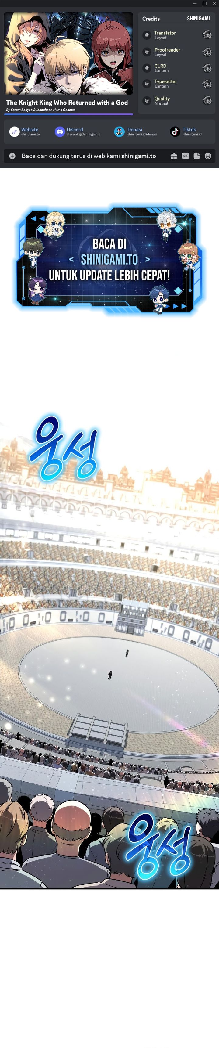 The Knight King Who Returned with a God Chapter 145 Gambar 1