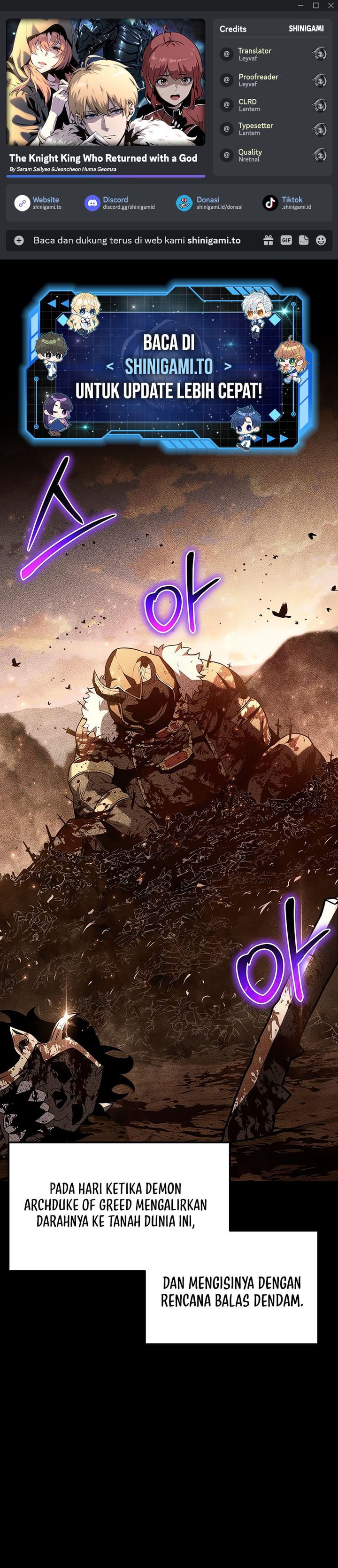 The Knight King Who Returned with a God Chapter 147 Gambar 1