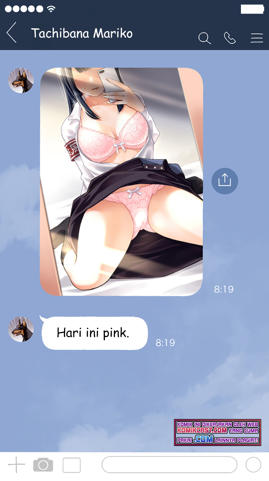 The Kouhai Who Reports the Color of Her Underwear to Me Every Morning for Some Reason Chapter 09 Gambar 3
