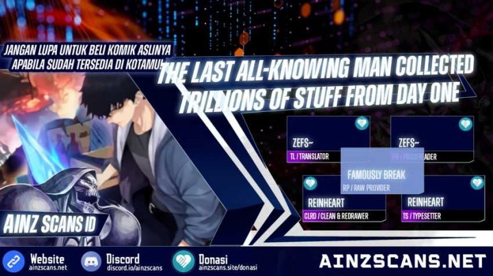 The Last All-Knowing Man Collected Trillions of Stuff from Day One Chapter 05 Gambar 1