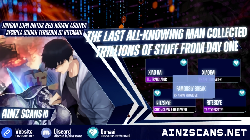 The Last All-Knowing Man Collected Trillions of Stuff from Day One Chapter 24 Gambar 2