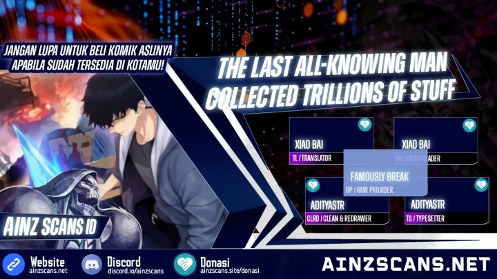 The Last All-Knowing Man Collected Trillions of Stuff from Day One Chapter 36 Gambar 1