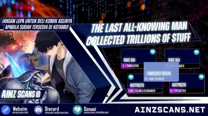 The Last All-Knowing Man Collected Trillions of Stuff from Day One Chapter 40 Gambar 1