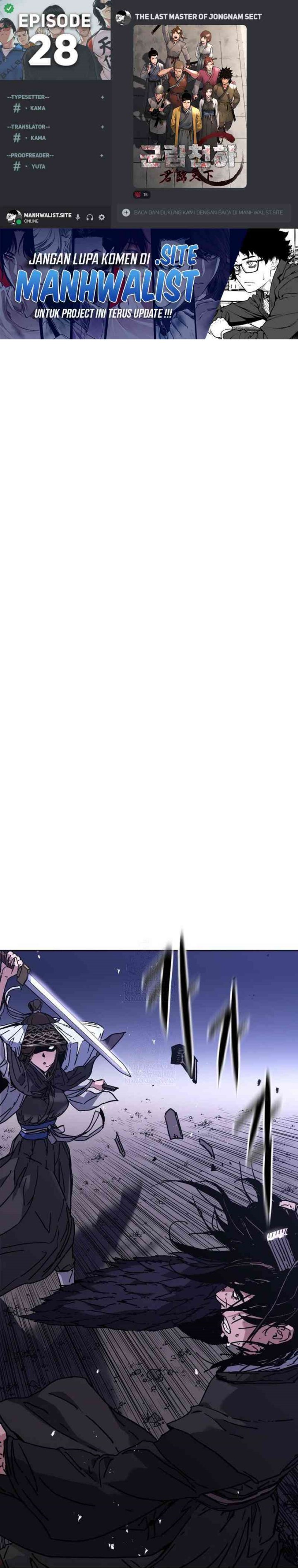 The Last Master of Jongnam Sect Chapter 28 Gambar 1