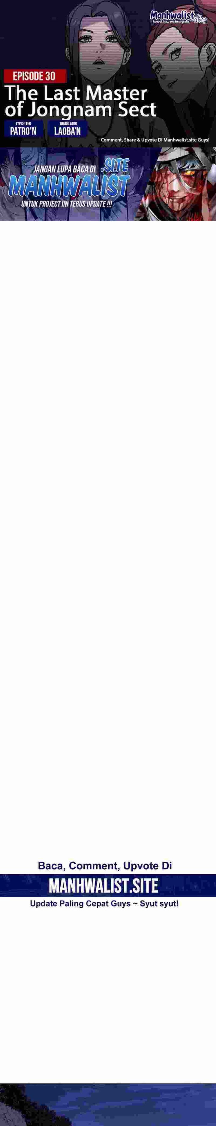 The Last Master of Jongnam Sect Chapter 30 Gambar 1