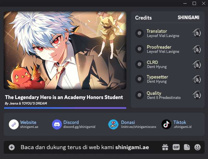 The Legendary Hero Is an Academy Honors Student Chapter 22 Gambar 1