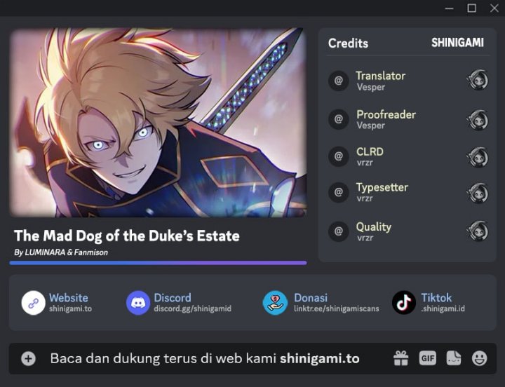 The Mad Dog Of The Duke’s Estate Chapter 09 Gambar 1