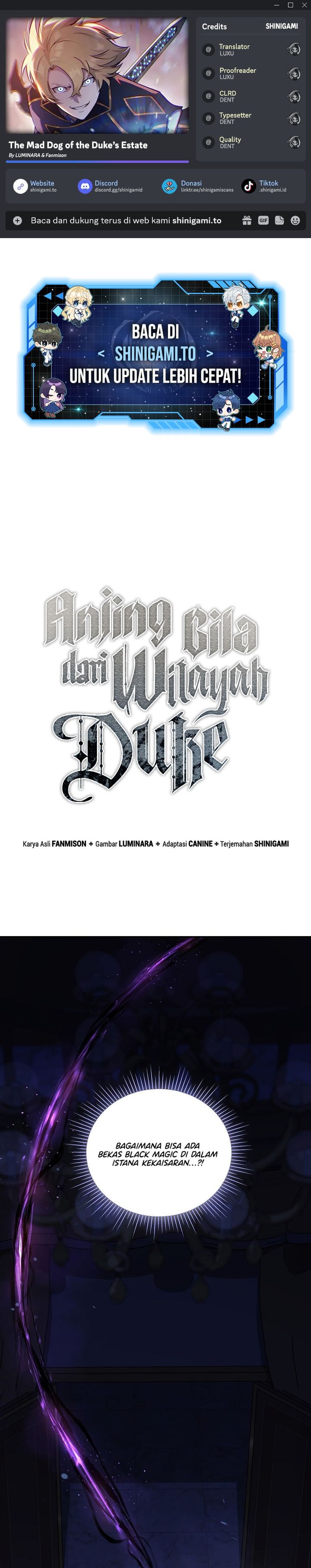 The Mad Dog Of The Duke’s Estate Chapter 31 Gambar 1